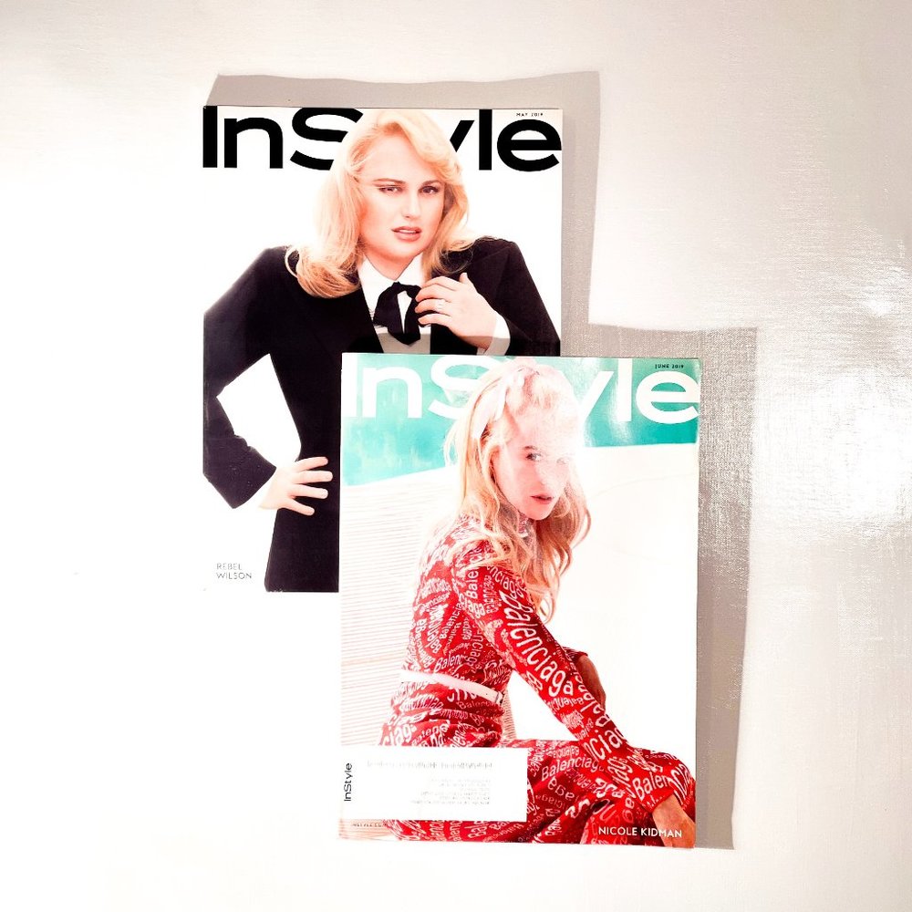 InStyle magazine   [ 2 issues ]    [ May & June 2019 ]